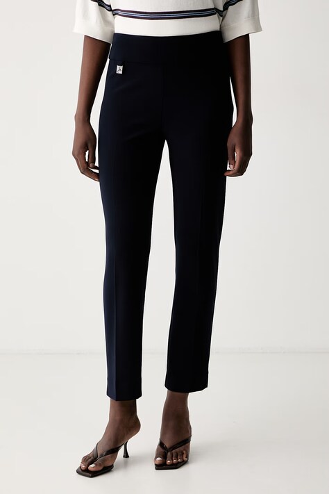 Joseph Ribkoff брюки slim fit для женщин тёмно-синие high waist 144092CO