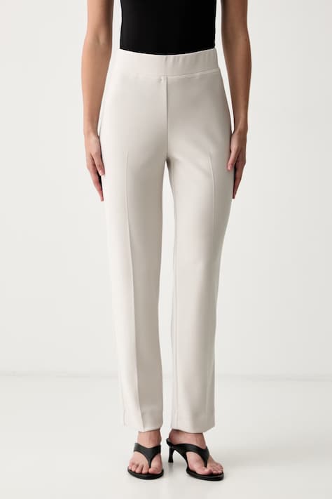 Joseph Ribkoff spodnie damskie beżowe high waist 143105CO