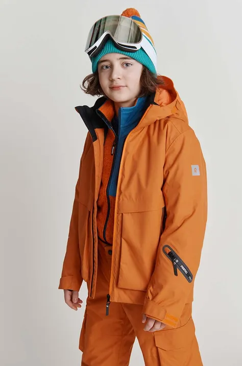 Reima kurtka zimowa dziecięca Tirro kolor pomarańczowy