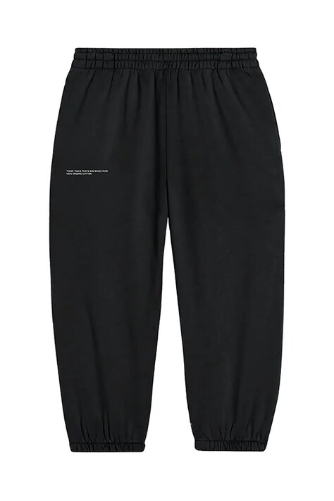 Kalhoty Pangaia KIDS' 365 MIDWEIGHT TRACK PANTS černá barva, 10000280