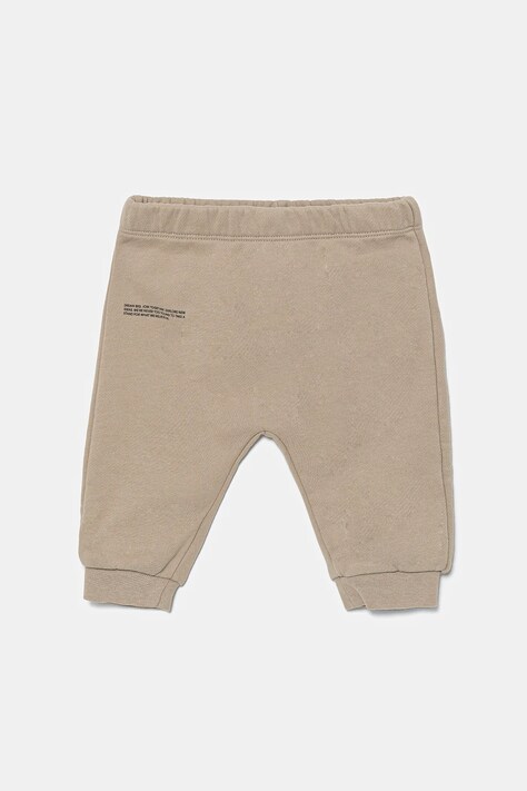 Pangaia pantaloni BABY 365 MIDWEIGHT TRACK PANTS culoarea bej, uni, 10000656