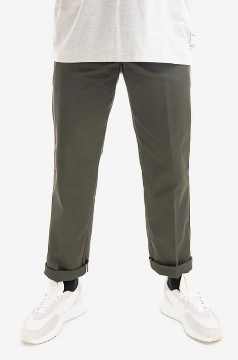 Dickies spodnie 874 Work Pant męskie kolor zielony proste DK0A4XK6OGX DK0A4XK6OGX-ZIELONY