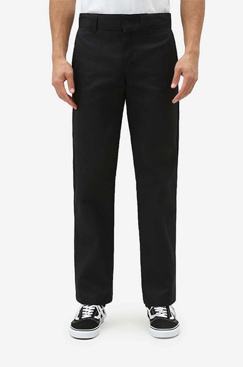 Dickies pantaloni Spodnie Dickies Work Pant Rec DK0A4XK9BLK uomo