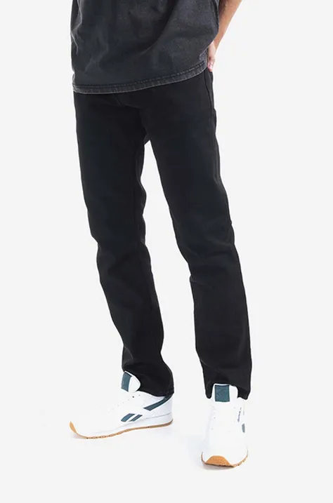 Τζιν παντελόνι Carhartt WIP Klondike Pant χρώμα: μαύρο