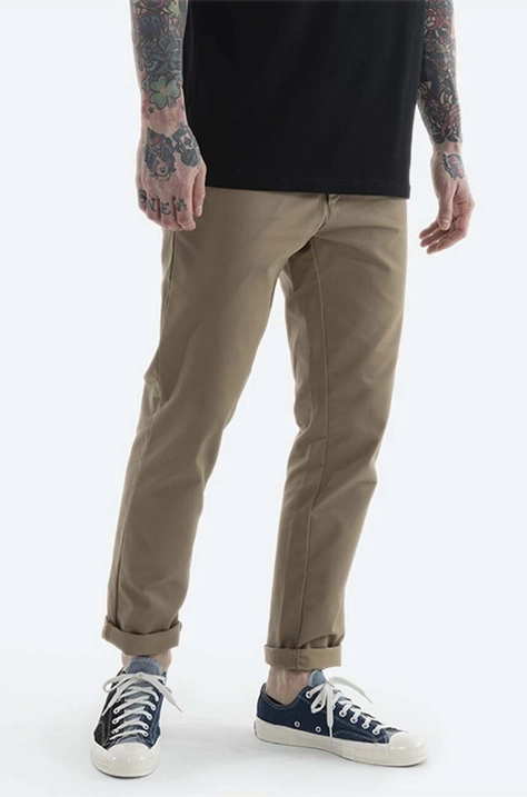 Παντελόνι Carhartt WIPSid Pant χρώμα: καφέ