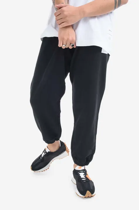Хлопковые спортивные штаны Norse Projects цвет чёрный N25.0355.9999-9999