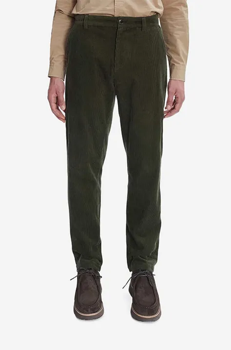 Παντελόνι A.P.C. Pantalon Constantin χρώμα: πράσινο F30
