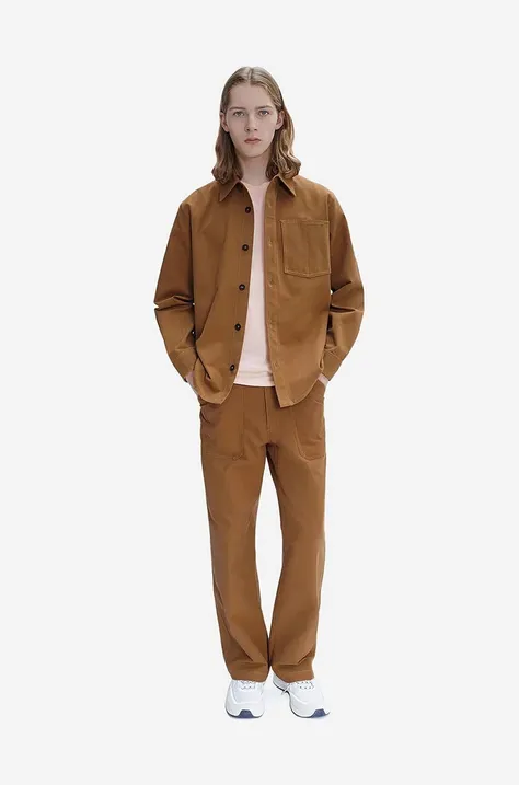 A.P.C. cotton trousers Pantalon Sydney brown color H COGBJ-H08422 CARAMEL