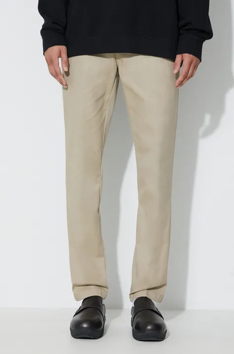 Dickies trousers men's beige color