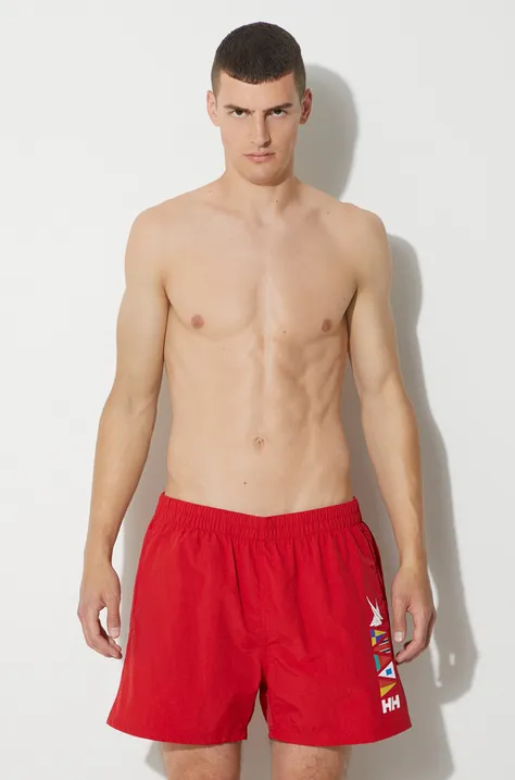 Helly Hansen swim shorts Cascais Trunk men's red color