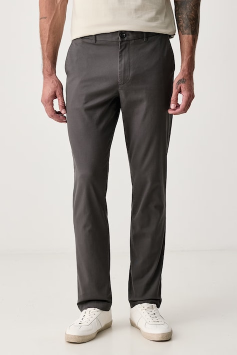 Tommy Hilfiger Spodnie chinos męskie z bawełną szare MW0MW28884