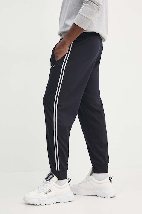 Armani Exchange pantaloni de trening culoarea albastru marin, cu imprimeu, 8NZPSG Z9N1Z