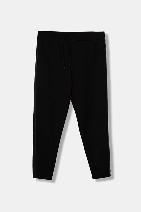 Armani Exchange spodnie dresowe męskie kolor czarny gładkie XM001301 AF10818