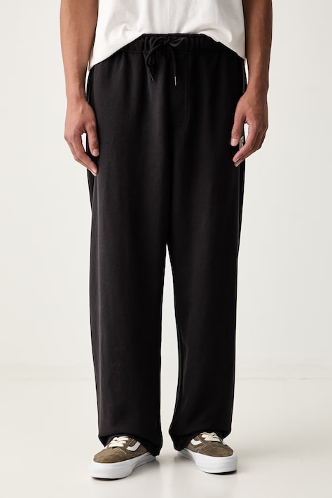 Vans tepláky pánské s bavlnou černé high waist VN000XEPBLK1