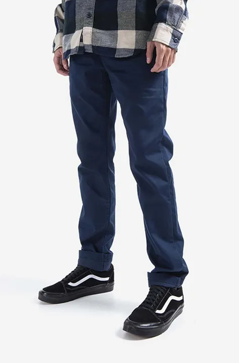 Vans Ever trousers Authentic Chino navy blue color