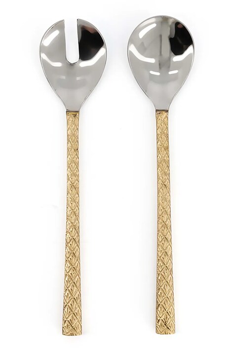 Салатні ложки Doing Goods Chameli Salad Server S 2-pack колір жовтий