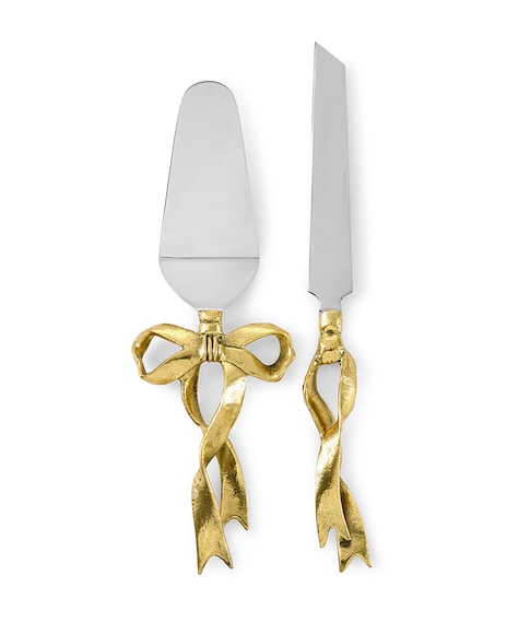 Σπάτουλα και κόφτης ζαχαροπλαστικής Doing Goods Riley Ribbon Cake Set χρώμα: πολύχρωμο