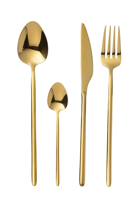 J-Line set di posate per 6 persone colore giallo