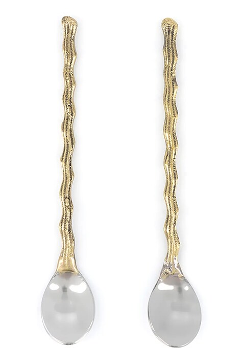 Doing Goods zestaw łyżeczek Wavy Teaspoon Set 11,5 cm. 2-pack kolor multicolor