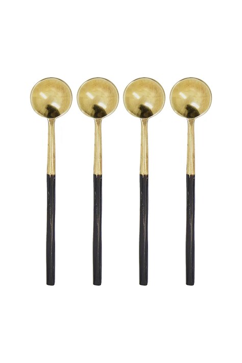 House Doctor zestaw łyżeczek HDSpoon 11,5 cm 4-pack kolor żółty