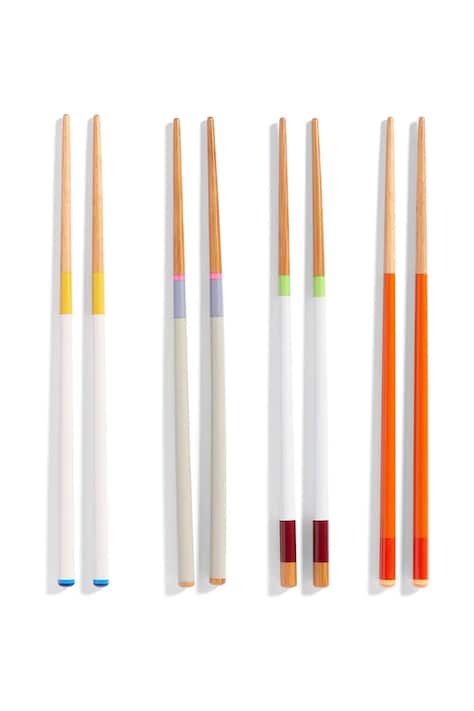 Комплект клечки за хранене за 4 души HAY ColourSticks 22,5 cm (8 броя)