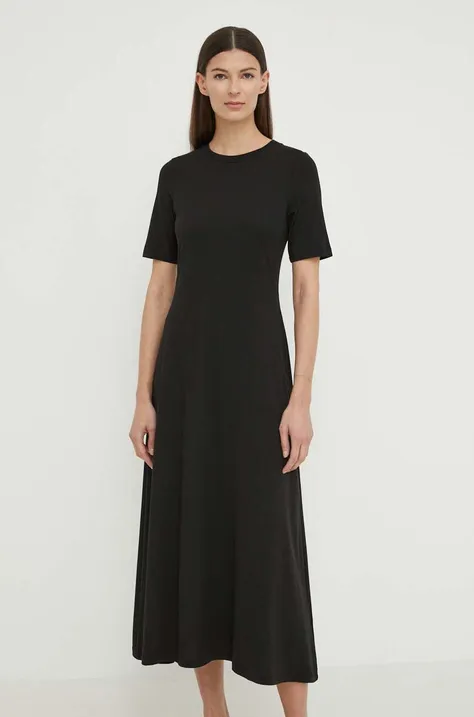 Платье Marc O'Polo цвет чёрный maxi расклешённая