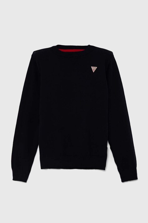 Παιδικό πουλόβερ Guess χρώμα: ναυτικό μπλε, N0YR04 Z2VV0