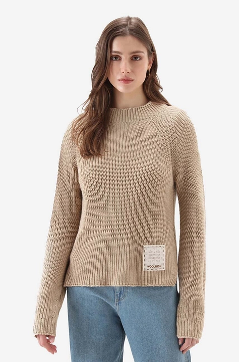 Woolrich maglione in cotone Natural Dyeing