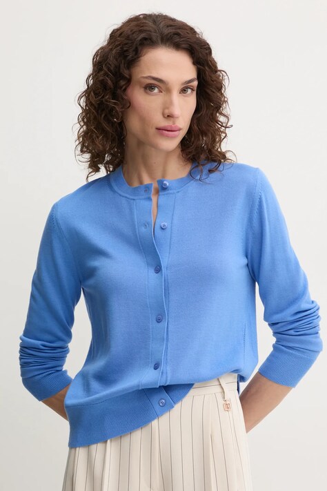 BOSS cardigan din lana culoarea violet, light, 50492552