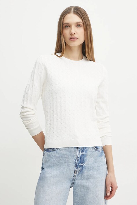 Armani Exchange pulover femei, culoarea bej, light, XW000910 AF10352