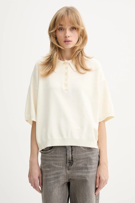 Gestuz pulover Gztalla culoarea bej, 10910940