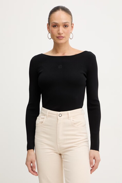 Pulover Armani Exchange boja: crna, lagane, XW001447 AF10352