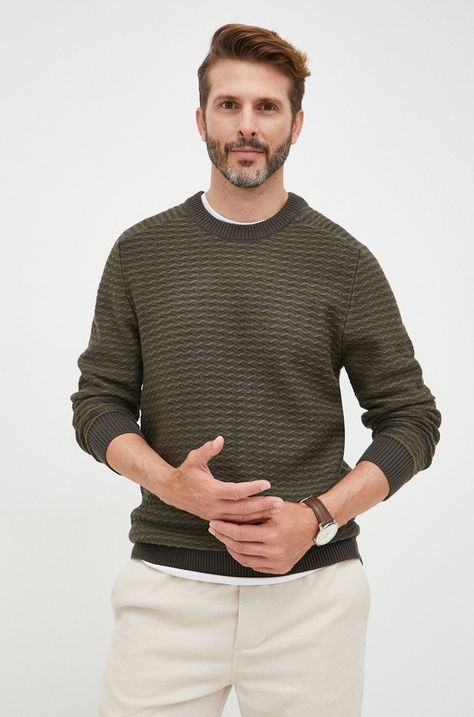 Бавовняний светер Selected Homme
