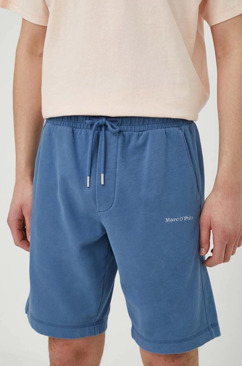 Marc O'Polo pantaloni scurti din bumbac culoarea albastru marin