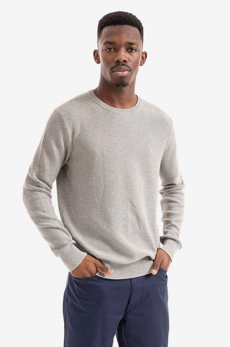 Пуловер Polo Ralph Lauren Coolmax Longsleeve Crewneck Ralph Lauren 2 Layer Poly-Hood Packable 781862317001 мъжки в сиво от лека материя