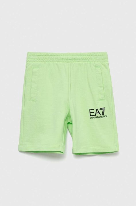 EA7 Emporio Armani pantaloni scurți din bumbac pentru copii
