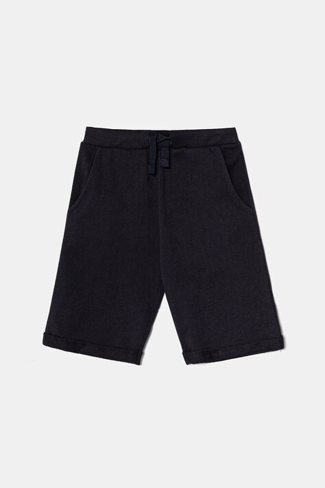 Guess pantaloni scurți din bumbac pentru copii culoarea albastru marin, talie reglabila, L93Q25 KAUG0