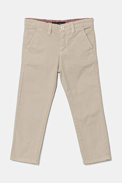 Guess pantaloni copii culoarea bej, uni, N3BB00 WFPMA