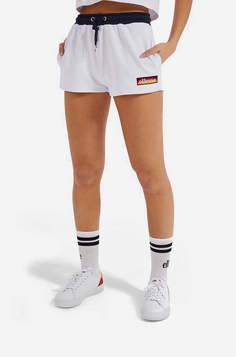 Σορτς Ellesse Tang χρώμα: άσπρο