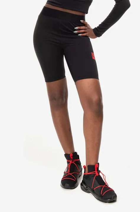 Puma szorty x Vogue Tight Shorts damskie kolor czarny z aplikacją high waist 535080.01-CZARNY