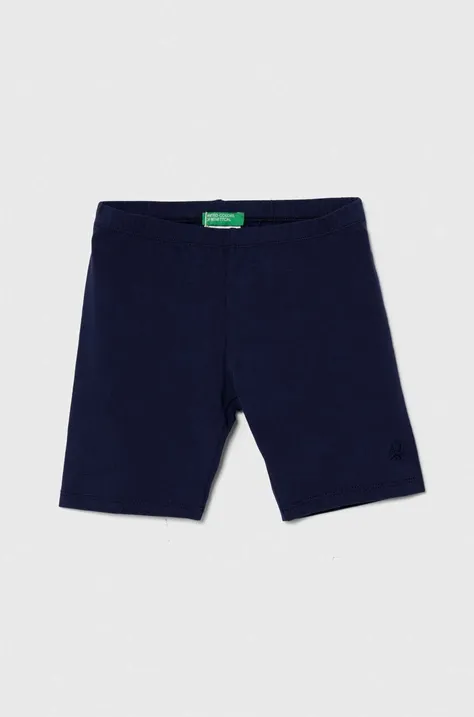 Otroške kratke hlače United Colors of Benetton mornarsko modra barva
