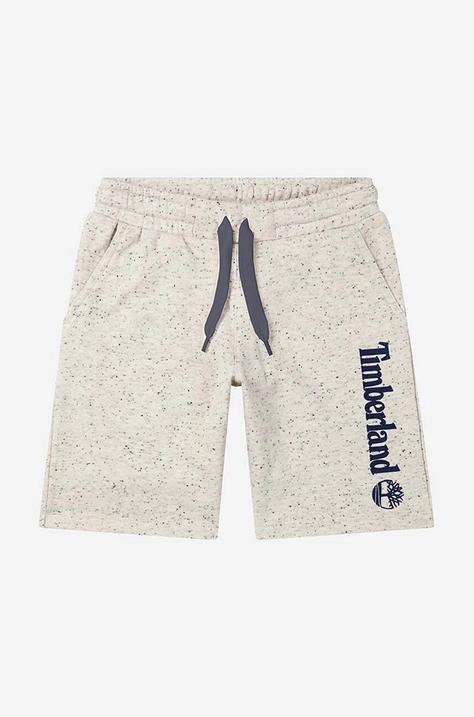 Timberland szorty dziecięce Bermuda Shorts kolor beżowy melanżowe regulowana talia