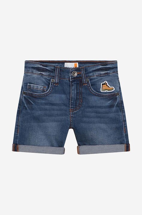 Timberland pantaloni scurti din denim pentru copii Bermuda Shorts neted