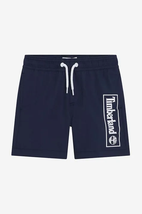 Otroške kopalne kratke hlače Timberland Swim Shorts mornarsko modra barva