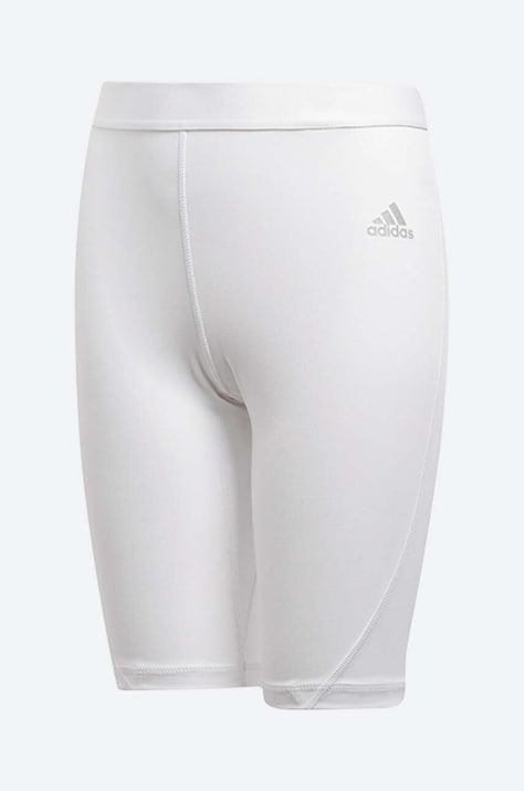 adidas szorty dziecięce Ask Sho Tight kolor biały z nadrukiem