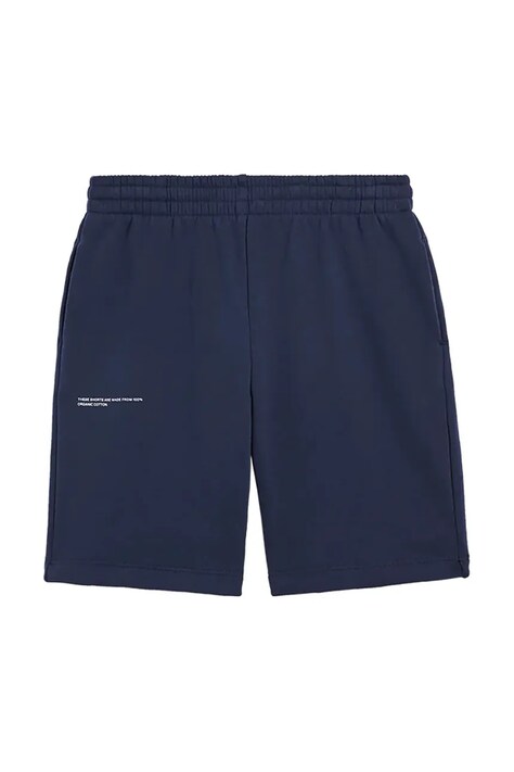 Pangaia pantaloni scurți KIDS' 365 MIDWEIGHT LONG SHORTS culoarea bleumarin, talie reglabila, 10000425