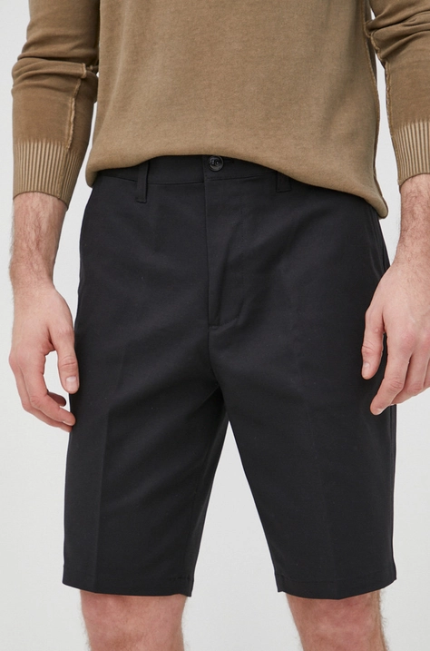 Emporio Armani pantaloni scurti barbati, culoarea negru