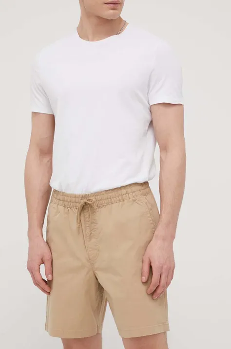 Vans shorts men's beige color