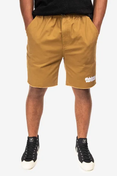 thisisneverthat cotton shorts Easy brown color