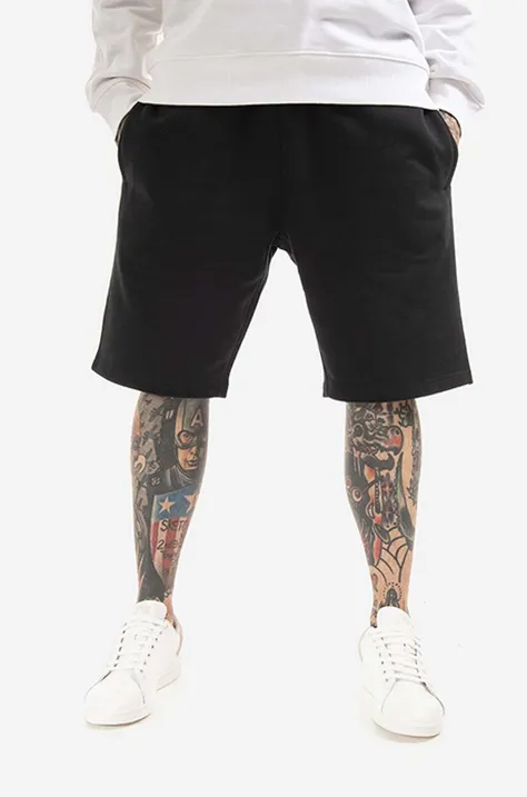 032C cotton shorts Sweatshorts black color